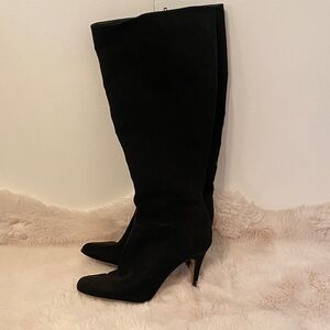 INC International Concepts Black Heeled Boots
